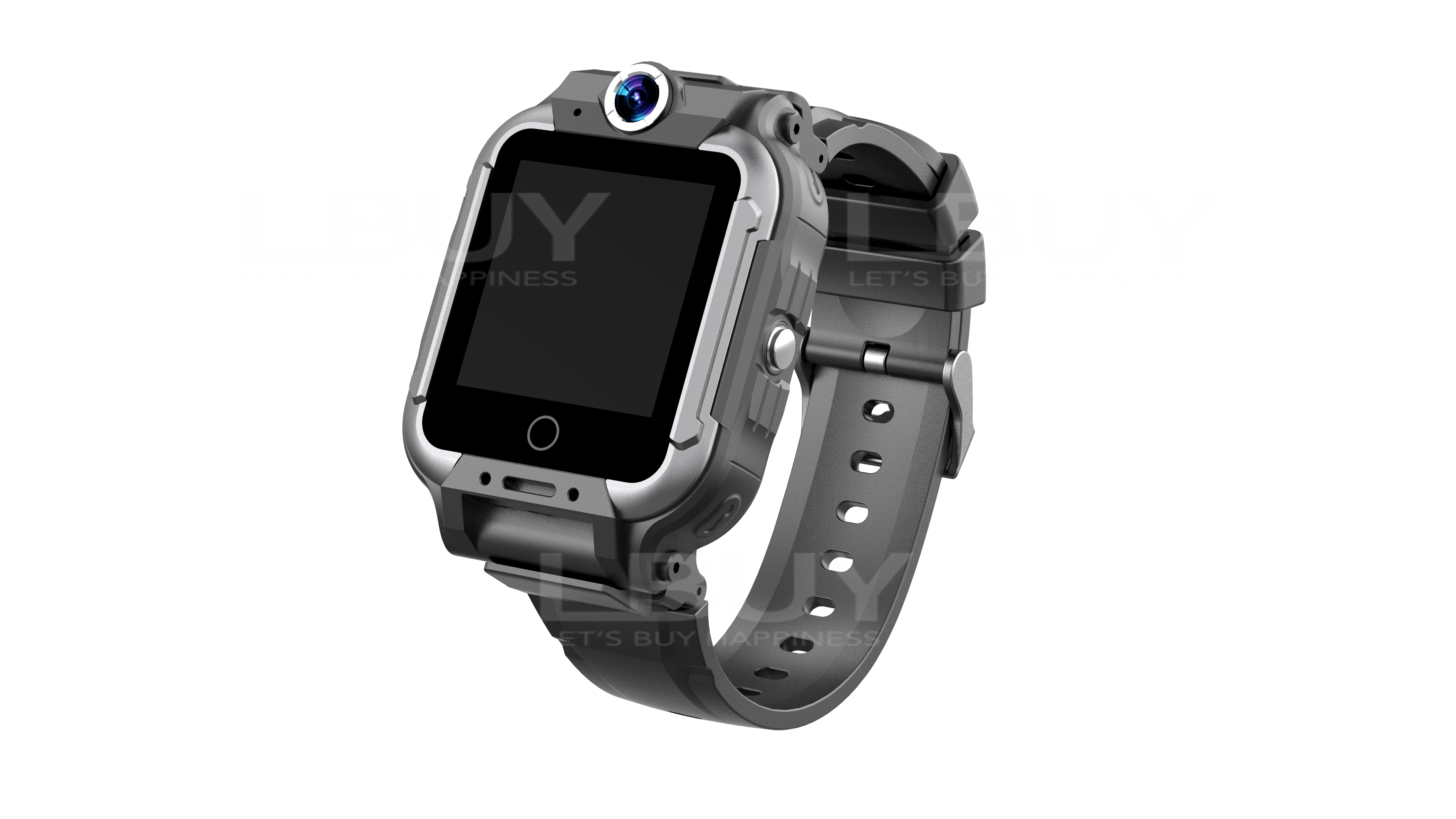 GPS Video Phone Call Touch Screen Kids Smart Watch (Black)