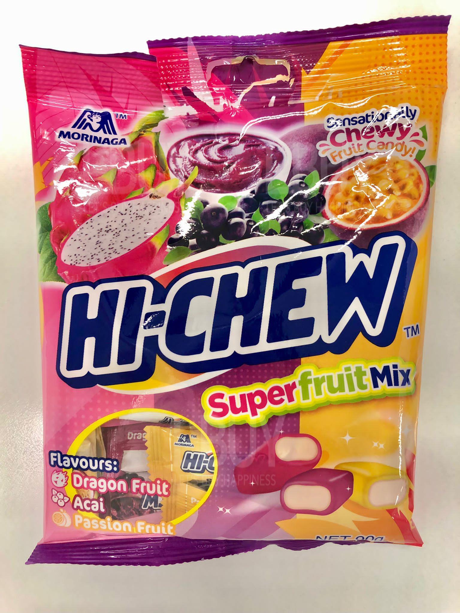 森永Hi-Chew3味水果(火龍果/ 巴西莓/ 熱情果)軟糖