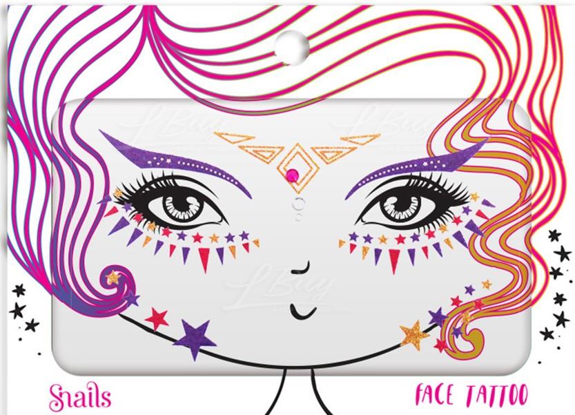 Snails Face Tattoo - Fairy Dust