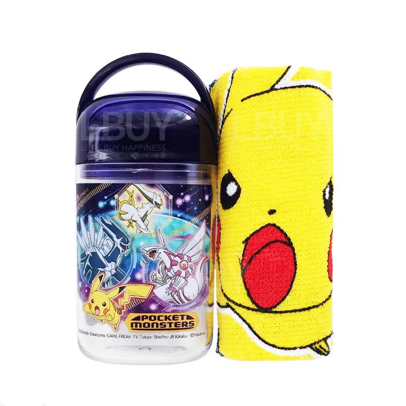 宝可梦比卡超小手巾毛巾筒连毛巾