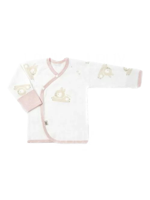 Newborn Wrap Top-Hopping Bunny (Spring/Fall)初生和尚袍- 蹦蹦跳兔仔 (春秋)