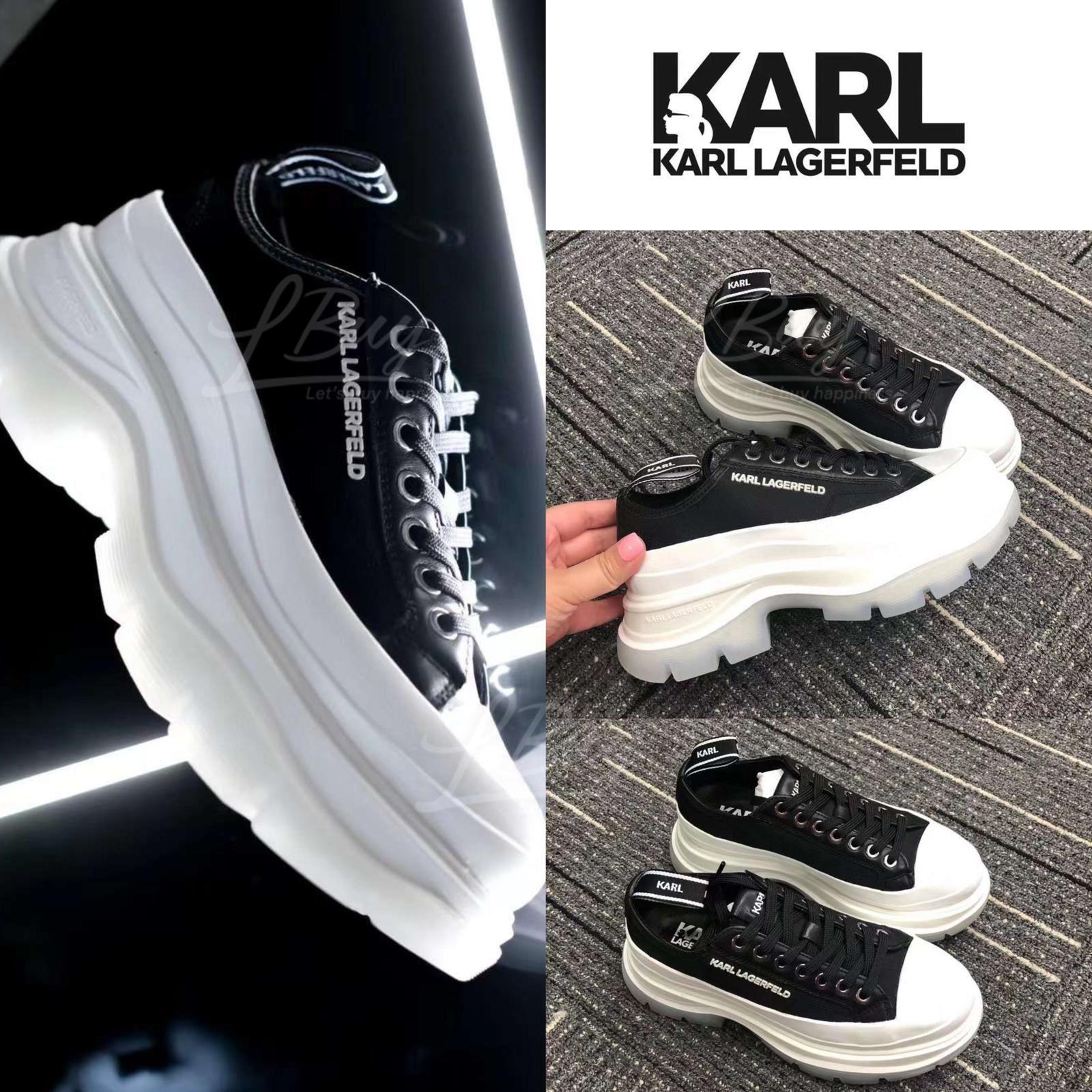 Karl lagerfeld  老佛爺厚底波鞋