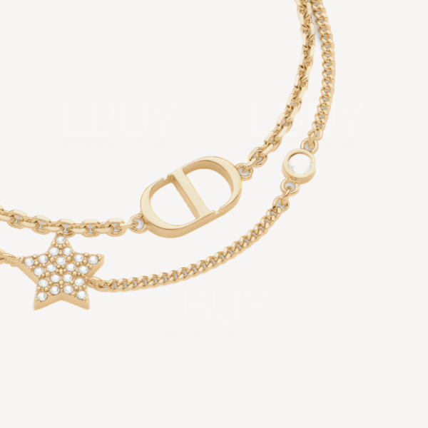 Dior Petit CD ダブルブレスレット DIOR | Petit CD ダブルブレスレット メタル & クリスタル