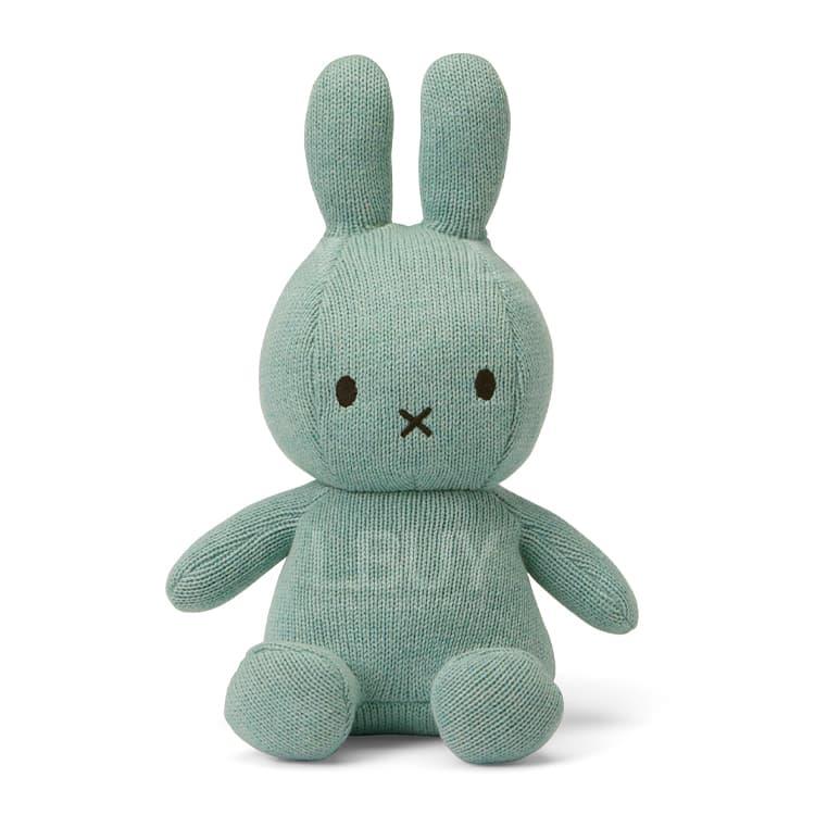 Miffy 有機棉毛絨毛公仔 23cm 湖水藍色