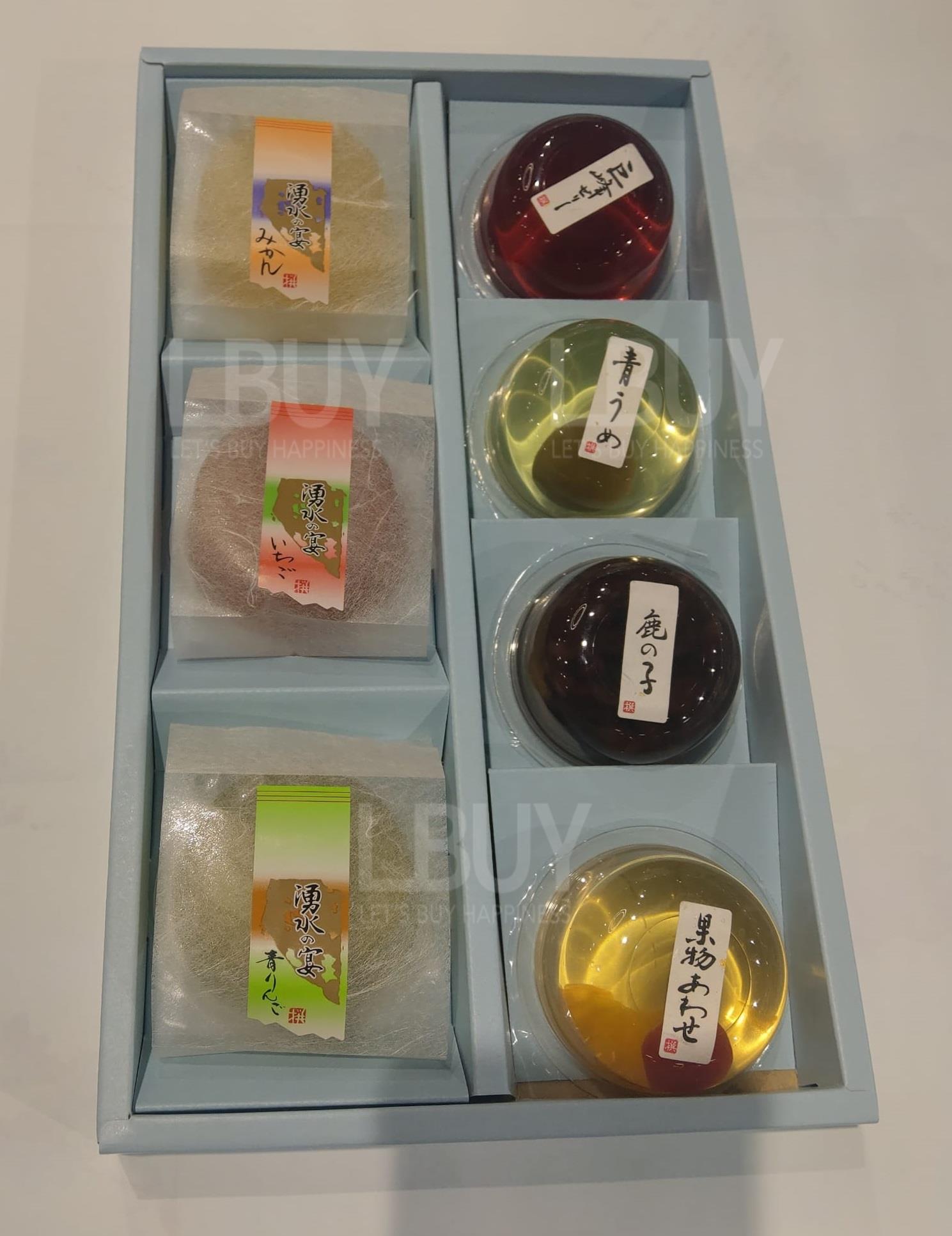 森白製菓清新什錦果凍禮盒7件裝