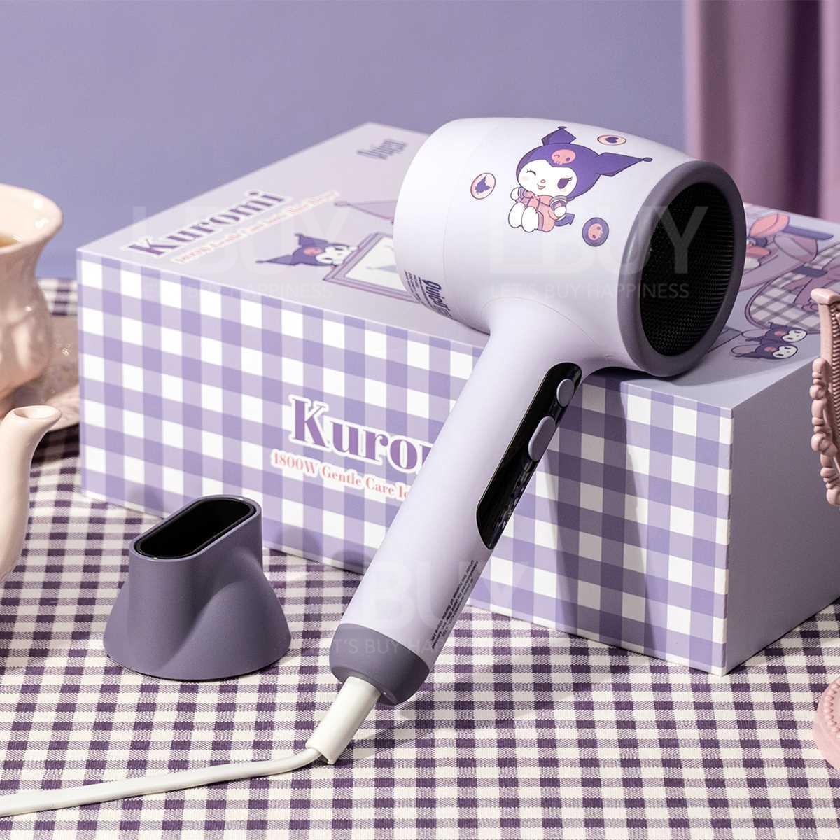 Sanrio 1800W Gentle Care Hair Dryer (Kuromi)