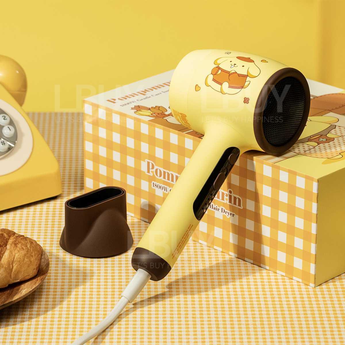 Sanrio 1800W Gentle Care Hair Dryer (Pompompurin)