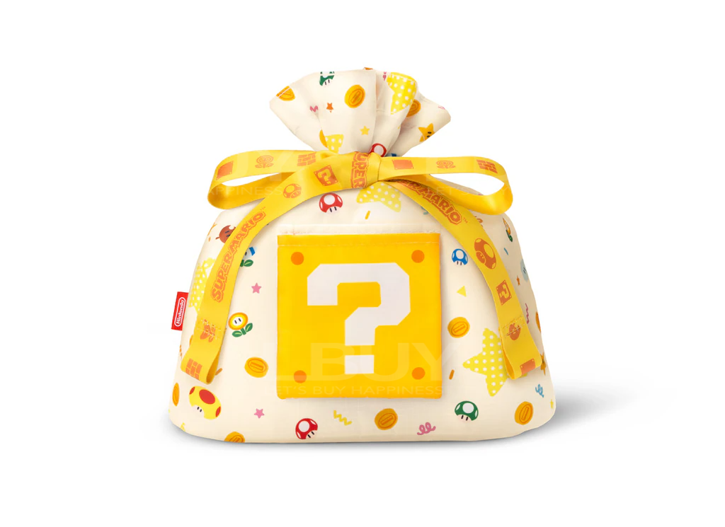 Super Mario Wrapping x Reusable Bag S (Question Block)