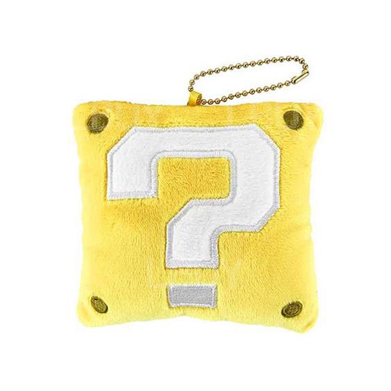 Super Mario系列問號寶箱毛公仔吊飾散紙包