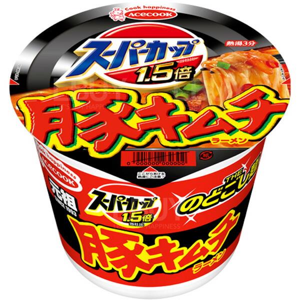 Acecook超級杯 1.5x 豬肉泡菜拉麵 107g