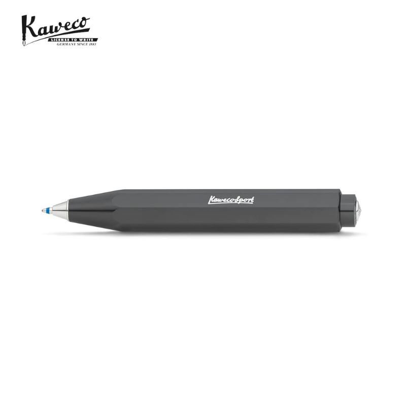 KAWECO 銀字經典運動 1MM 鉛子筆 - 灰色
