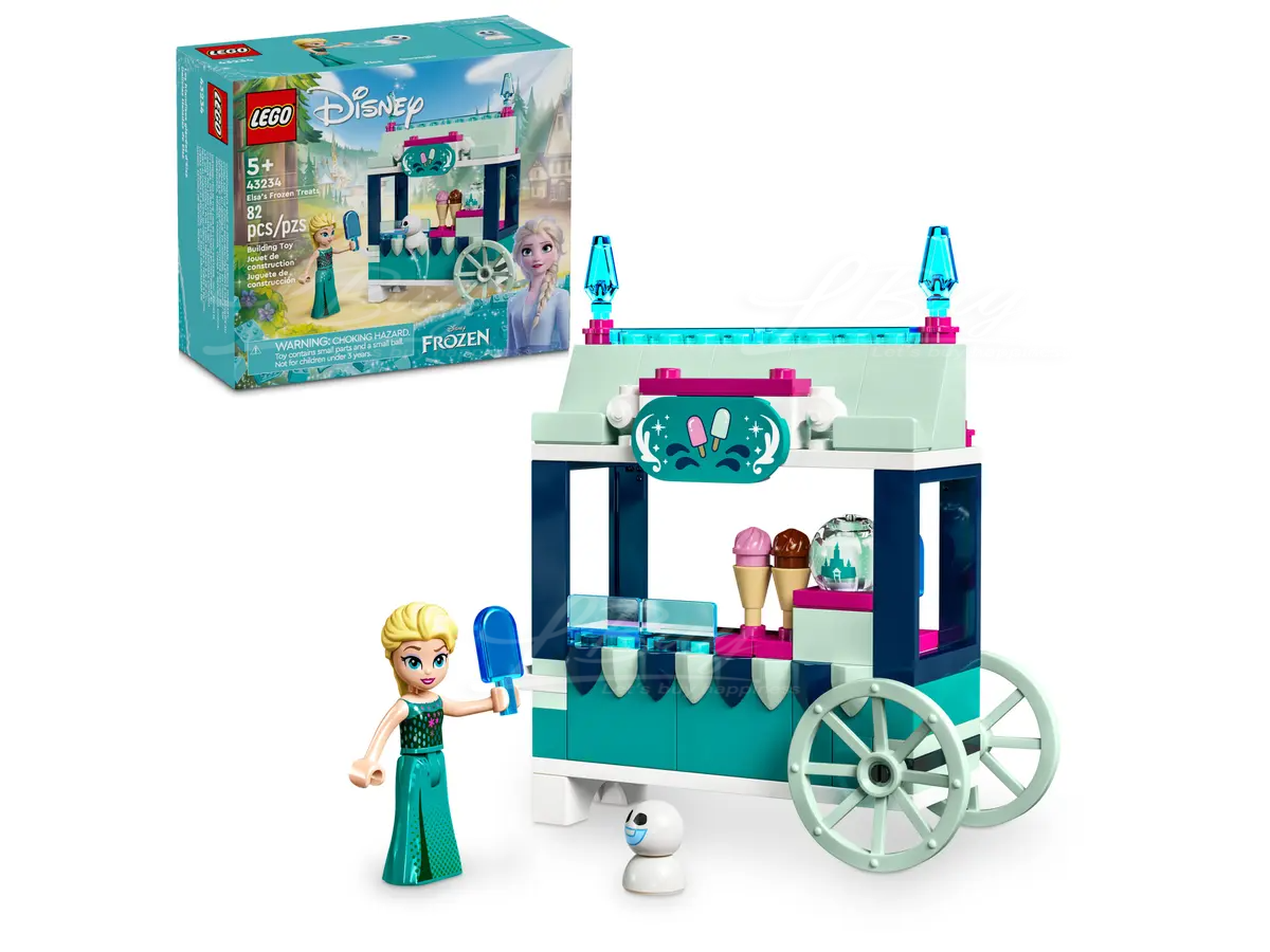 LEGO 43234 Disney Princess 冰雪奇緣艾莎的冰淇淋車 5+