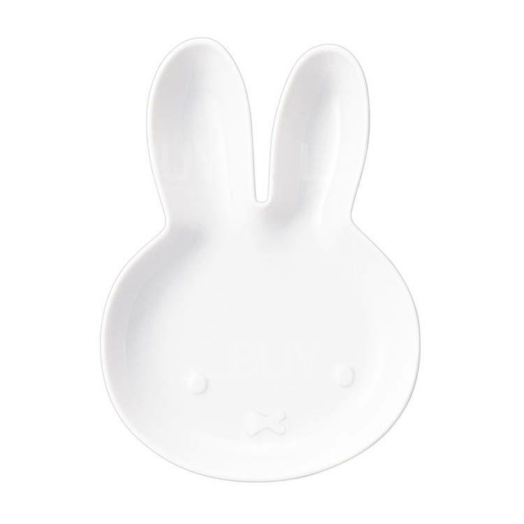 Miffy立體造型陶瓷小餐碟 白色 Miffy Die-cut Plate S