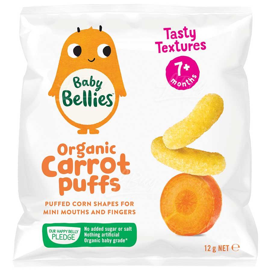Little Bellies Baby Puffs Carrot 12g
