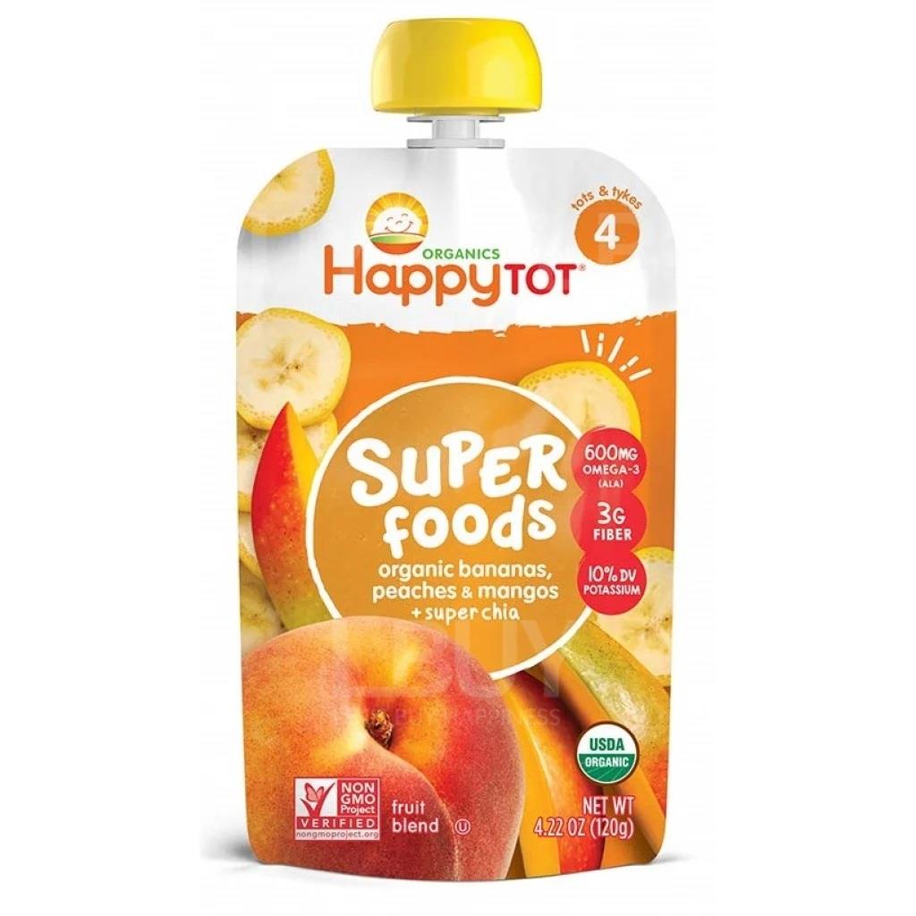 有机营养香蕉 & 蜜桃 & 芒果果泥 113g