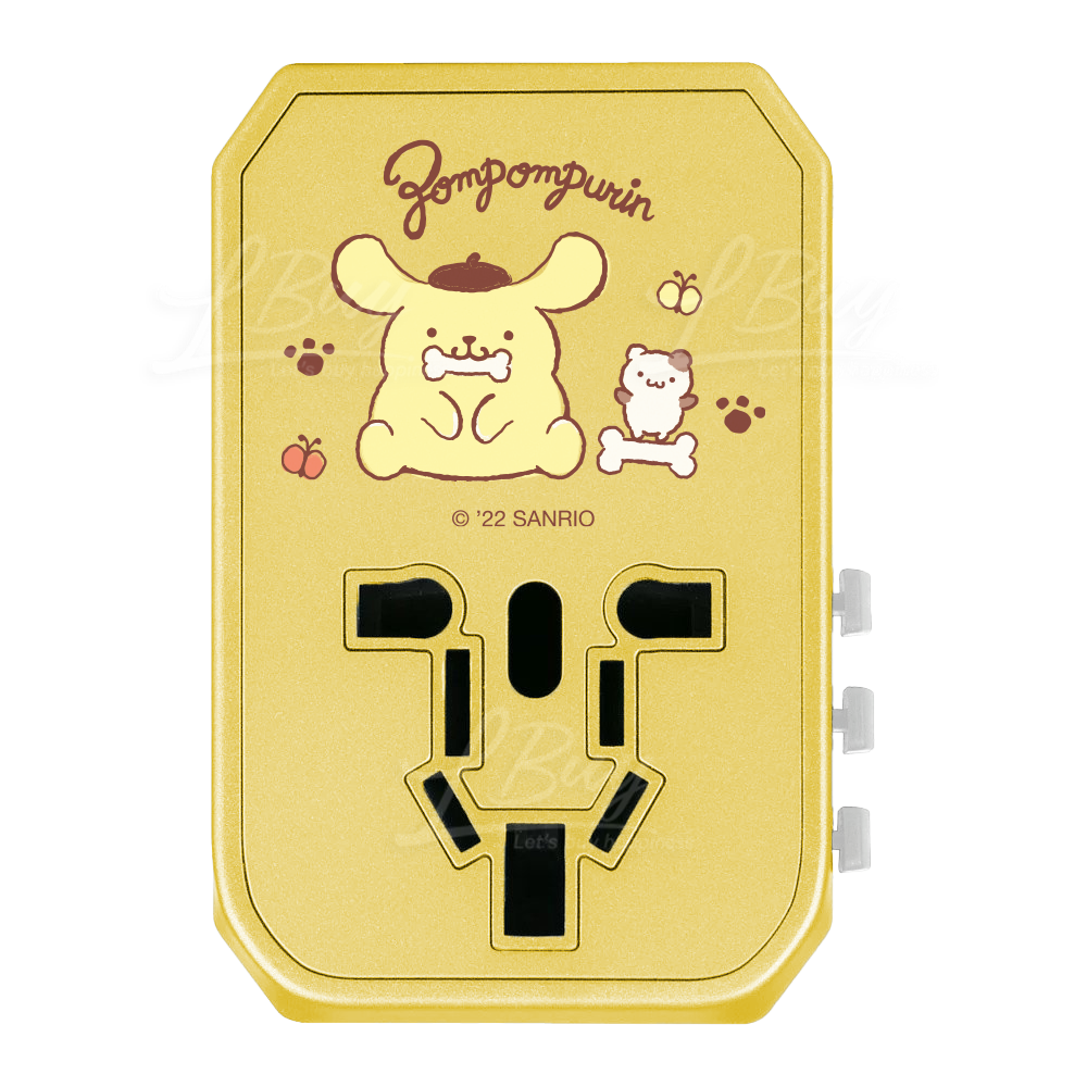 Sanrio 4頭 45W PD & QC 快速充電通用旅行轉插 Pompompurin