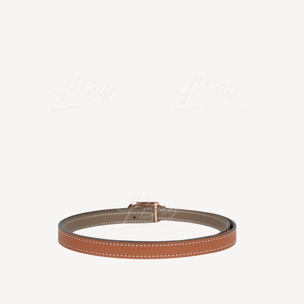 【エルメス】 HERMES Maillon H belt 13mm 直営ラッピング Maillon H belt buckle & Hermès sur Mer reversible leather