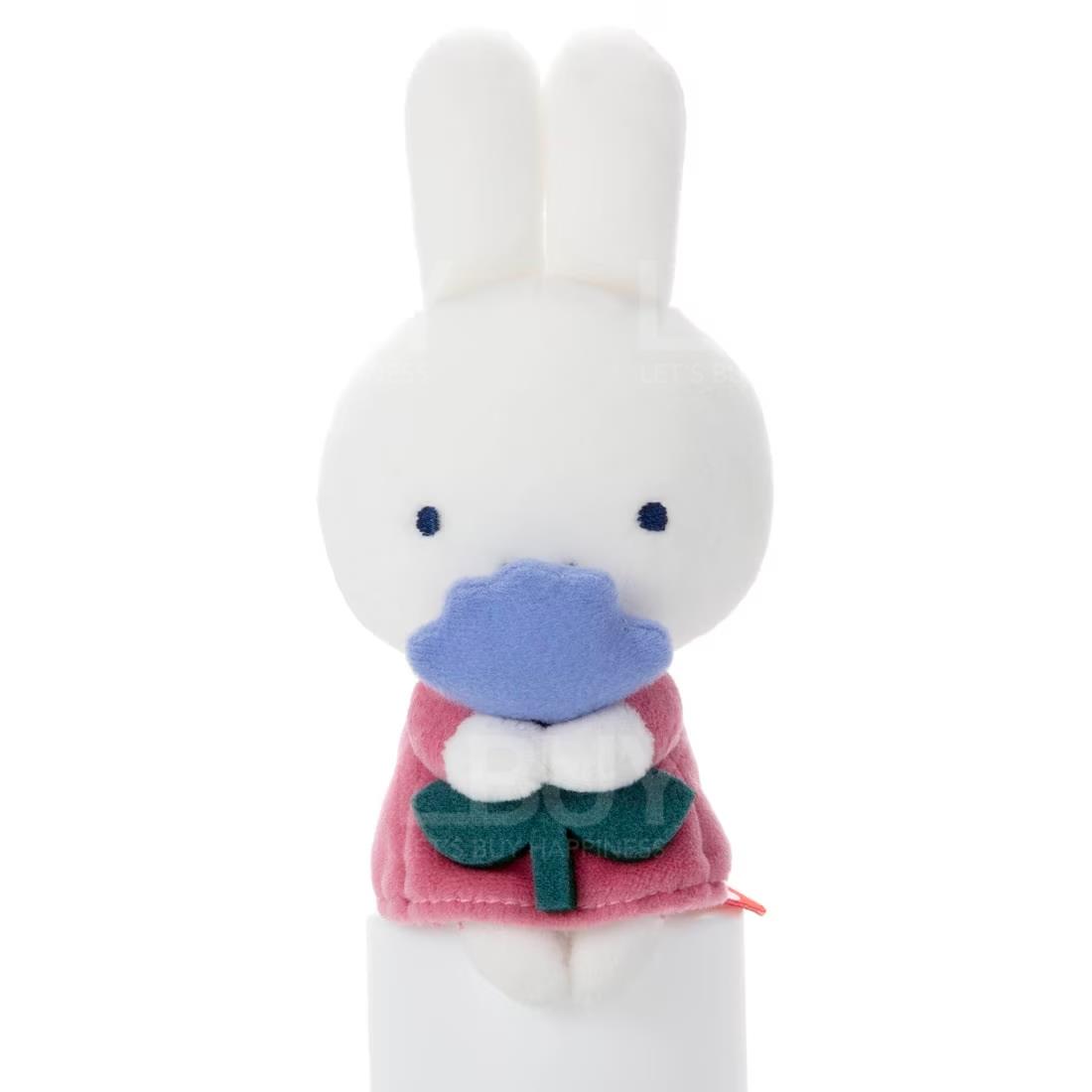 PS Miffy Plush-Miffy and Rose Chokkori San Pink