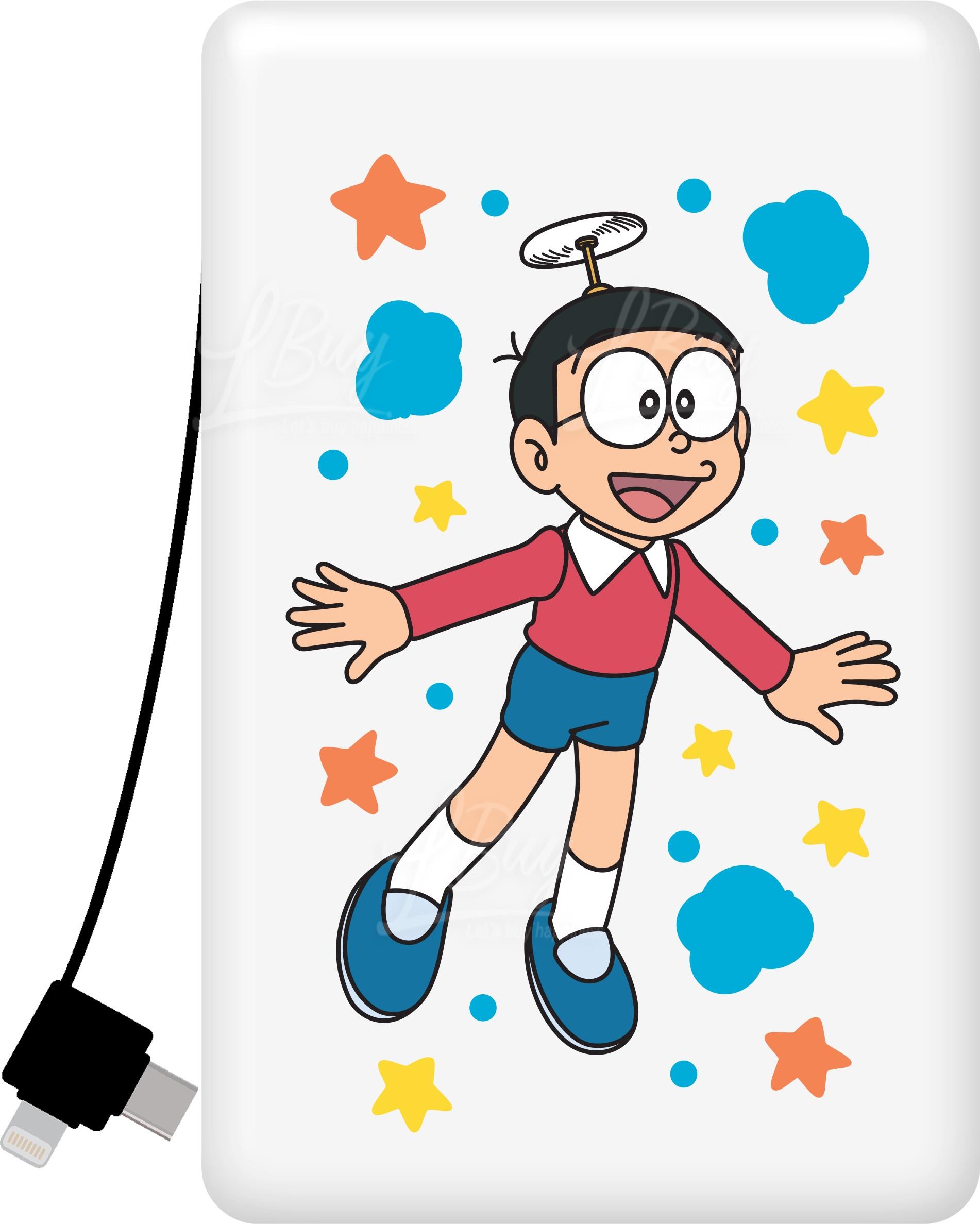 多啦A梦 7000mAh POWER BANK (自带线充电宝) 大雄