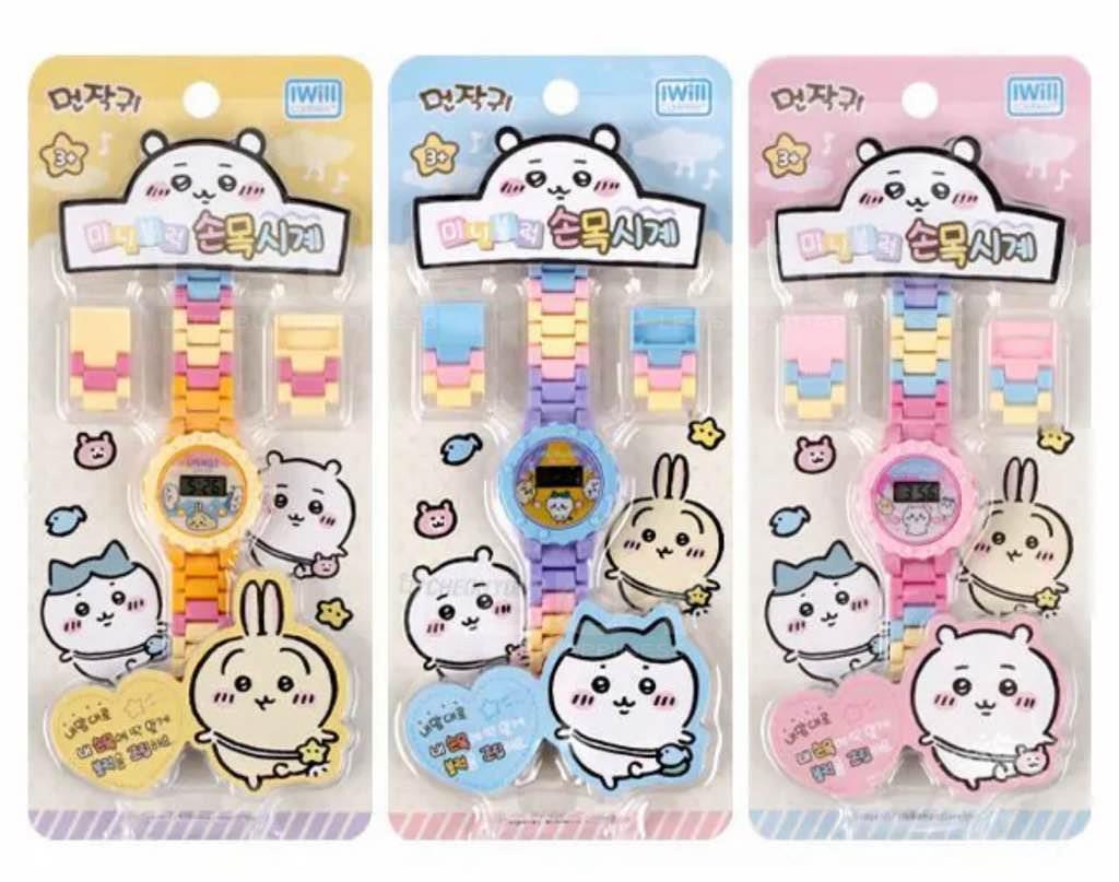 Chiikawa 可調節錶帶兒童手錶 3款選1款