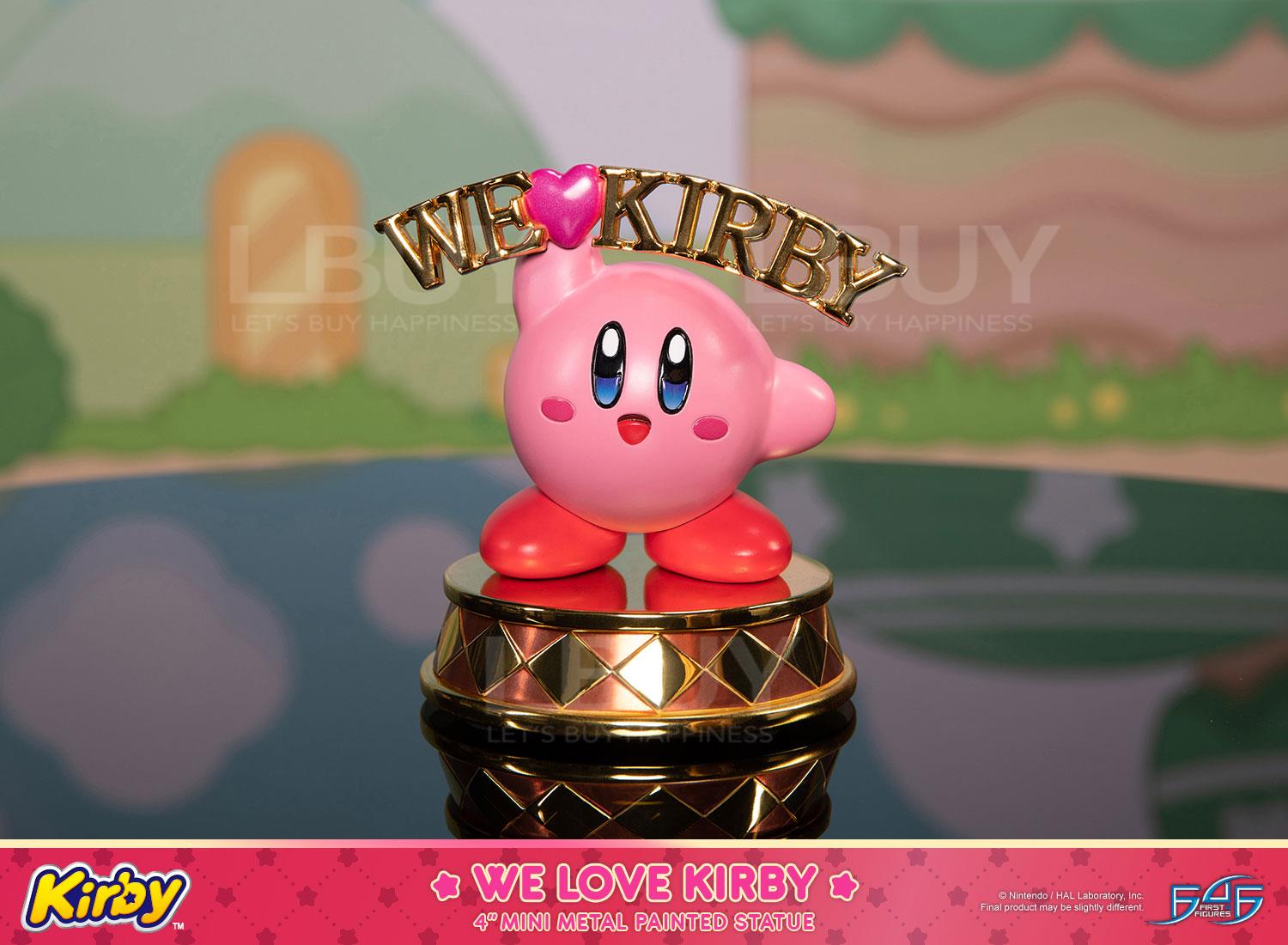 First 4 Figures KIRBY™ - WE LOVE KIRBY (Mini Metal Statue)