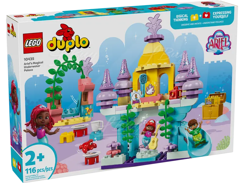 LEGO 10435 DUPLO 愛麗兒的神奇海底宮殿 2+
