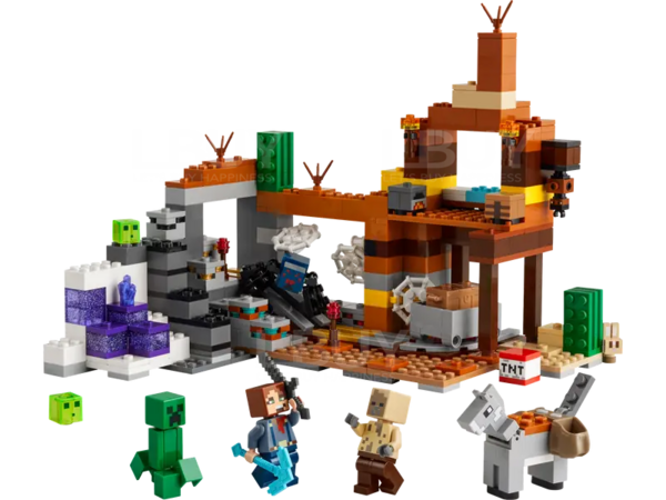 けびんそん 21263 | LEGO® Minecraft® The Badlands Mineshaft – LEGO Certified