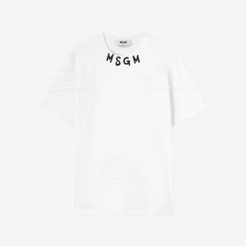 MSGM logo-print cotton T-shirt