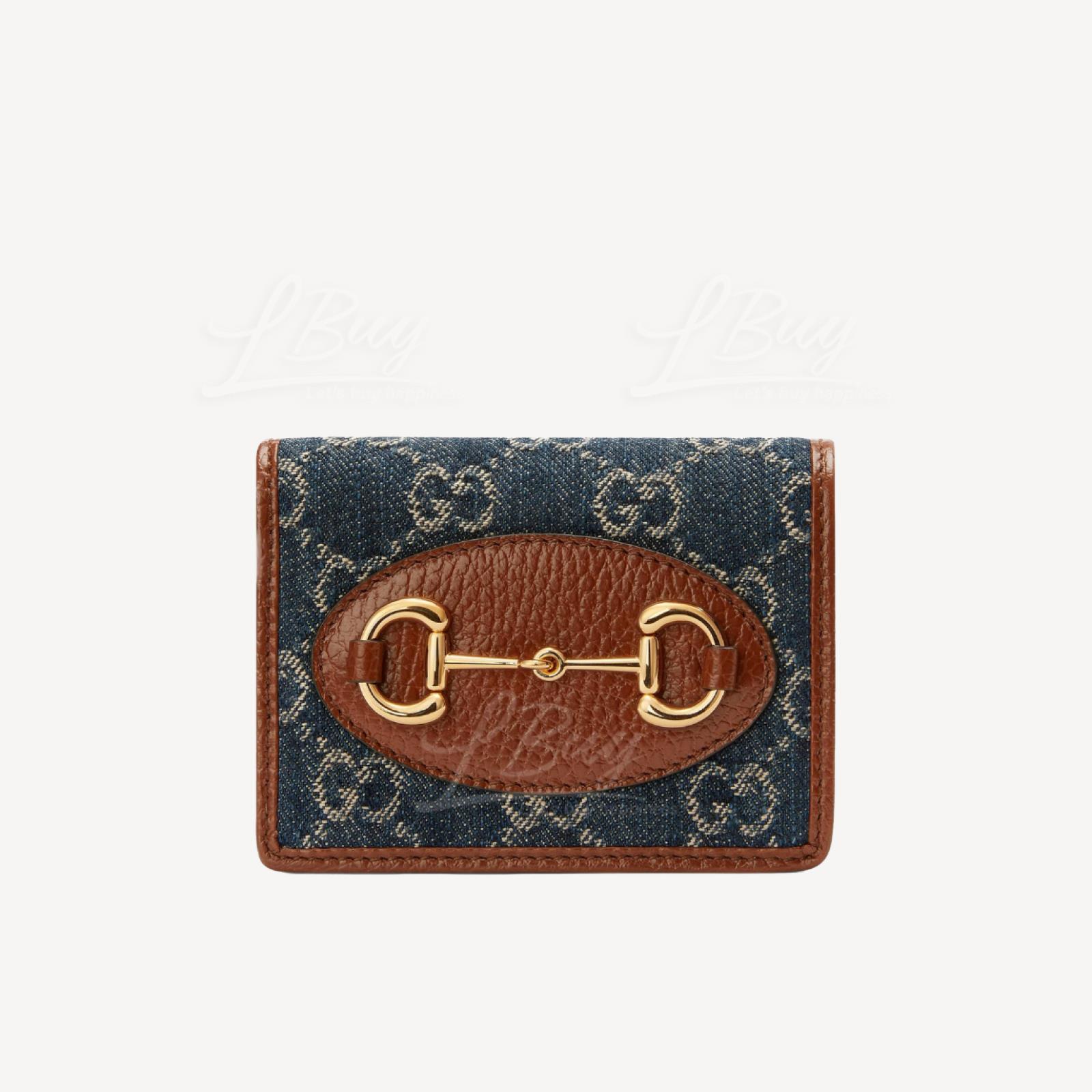 Gucci牛仔短銀包