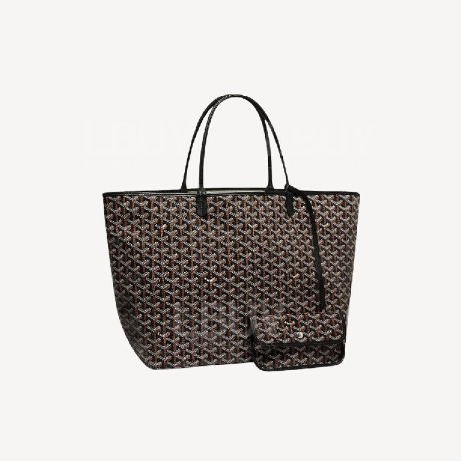 Goyard Saint Louis Bag GM 單肩手袋手挽袋 黑色
