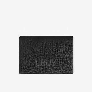 Hermes Calvi Duo Compact Card Holder 黑色