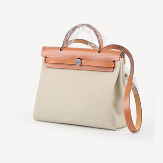 Hermes Herbag Zip 31 Retourne Bag Beton Nature phw