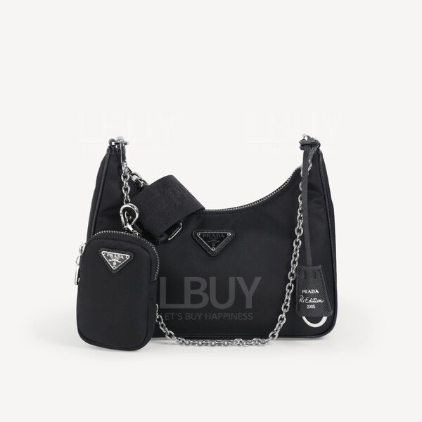 バッグ PRADA HOBO nylon one shoulder bag PRADA HOBO nylon one shoulder bag Prada Hobo Bag Nylon White – Le