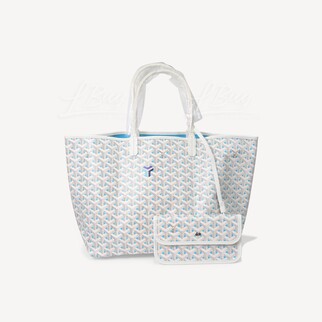 Goyard Saint Louis Claire Voie PM Bag Tote Bag Turquoise Blue