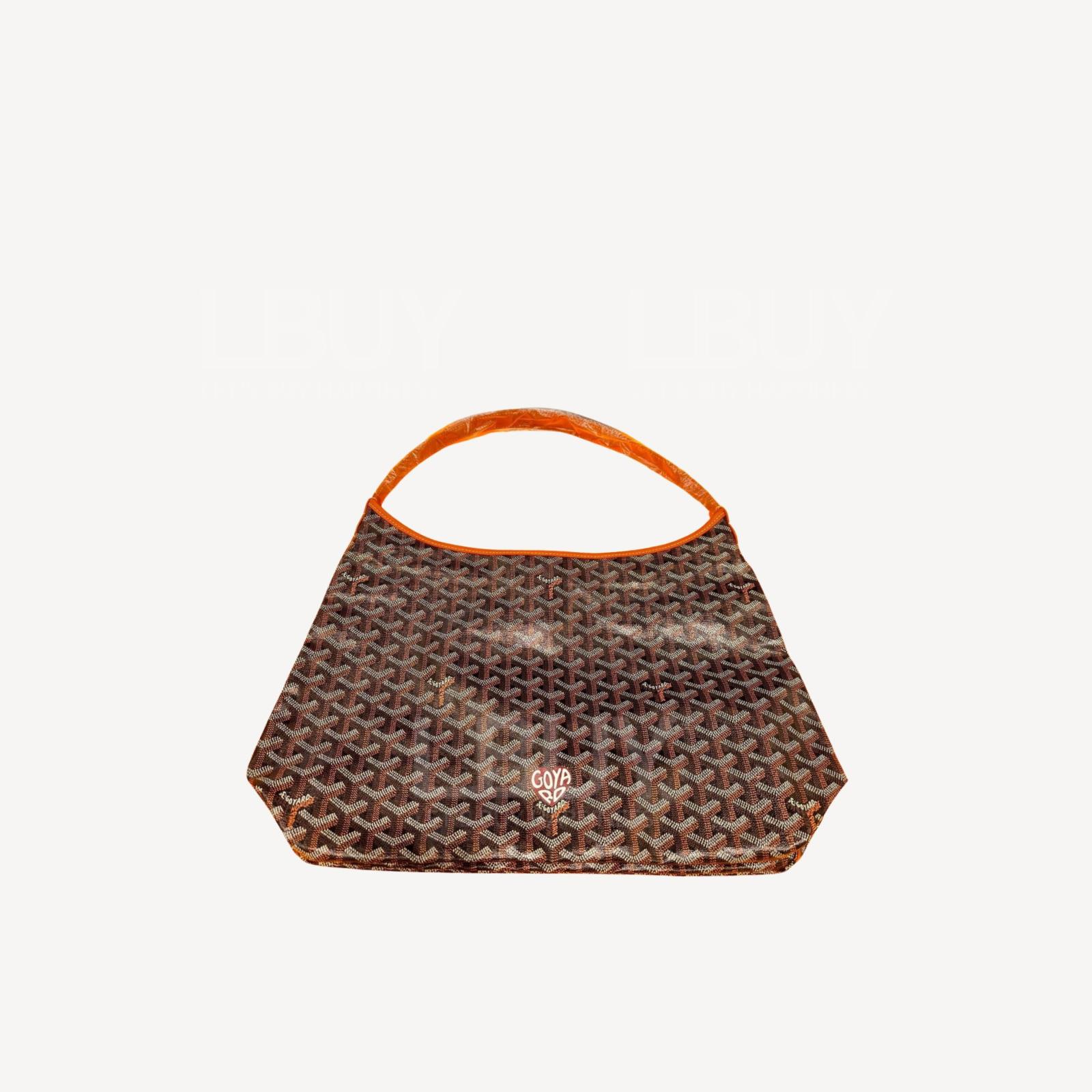 Goyard Boheme Hobo 限量版单肩袋 黑啡色并紫色大心心