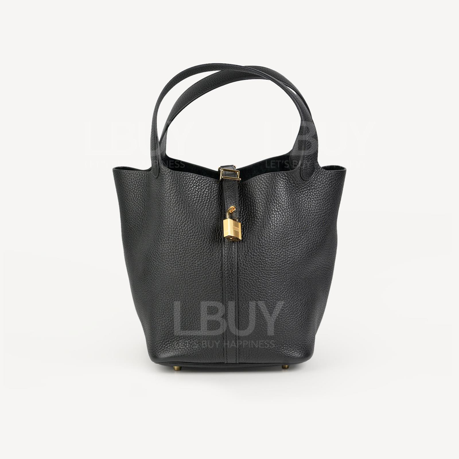 Hermes Picotin Lock 22 Bag 手挽袋 黑金