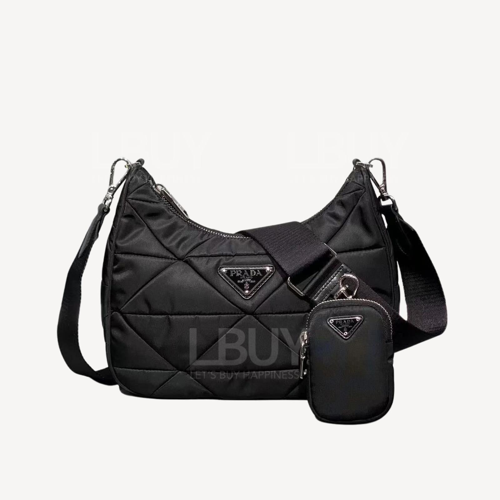Prada Black Re-Nylon Shoulder Bag