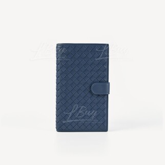 Bottega Veneta Navy Long Wallet