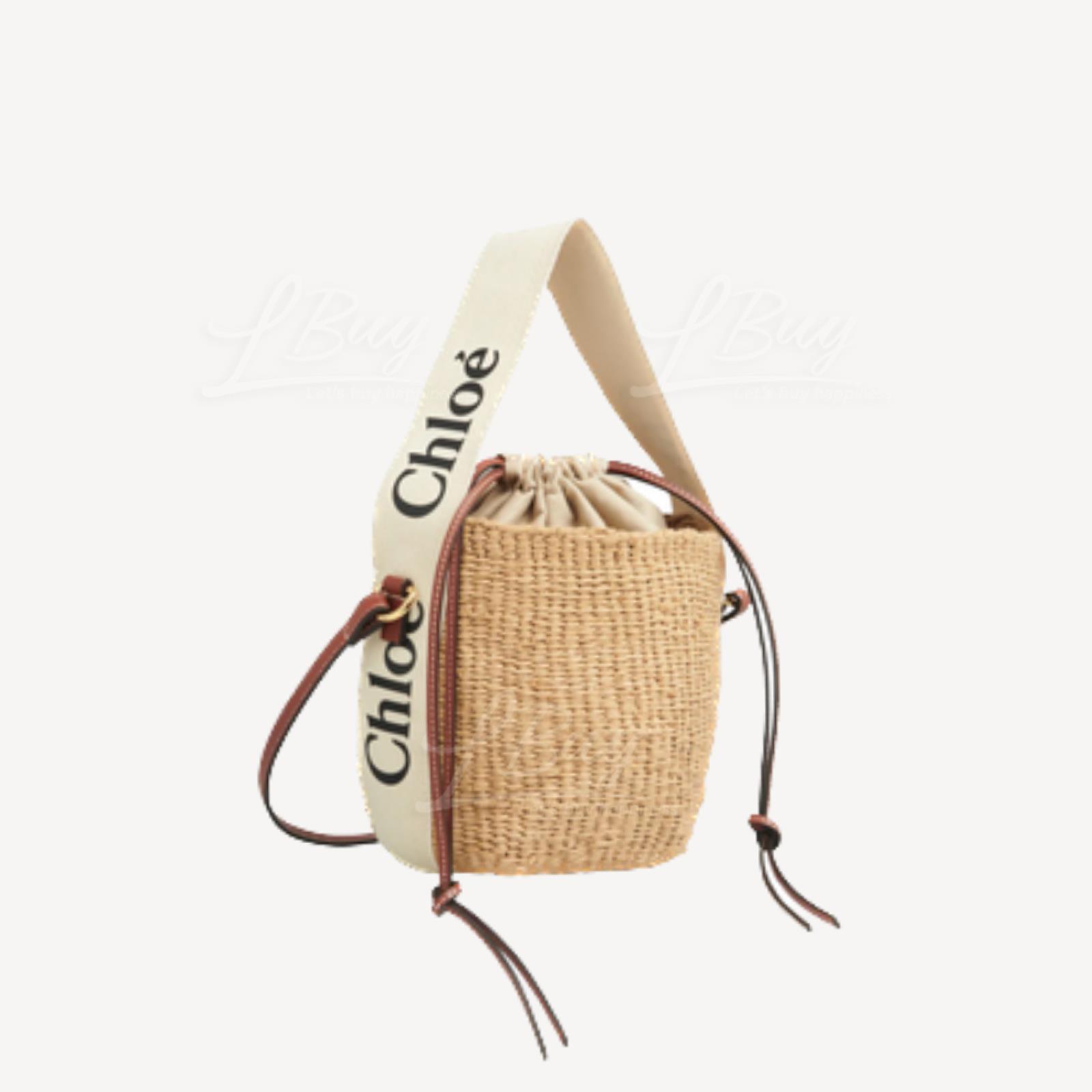 Chloe Small Woody Basket White