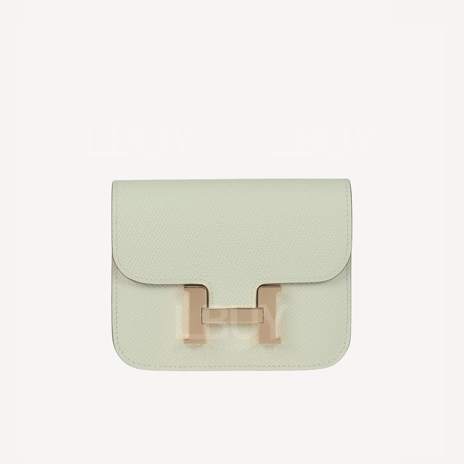 Hermes Constance Slim Craie 玫瑰金扣