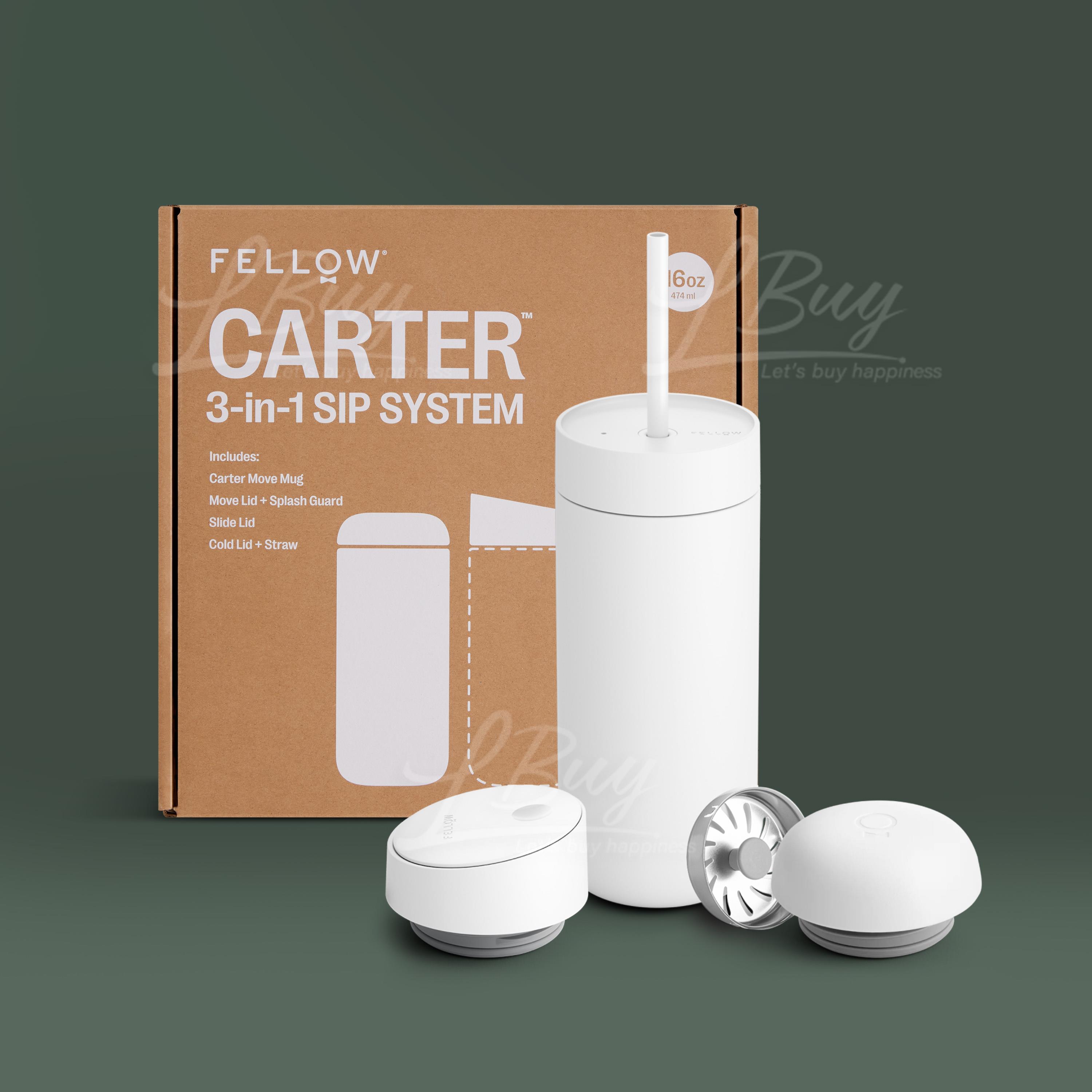 FELLOW│Carter 16oz 3-in-1 Sip System - White