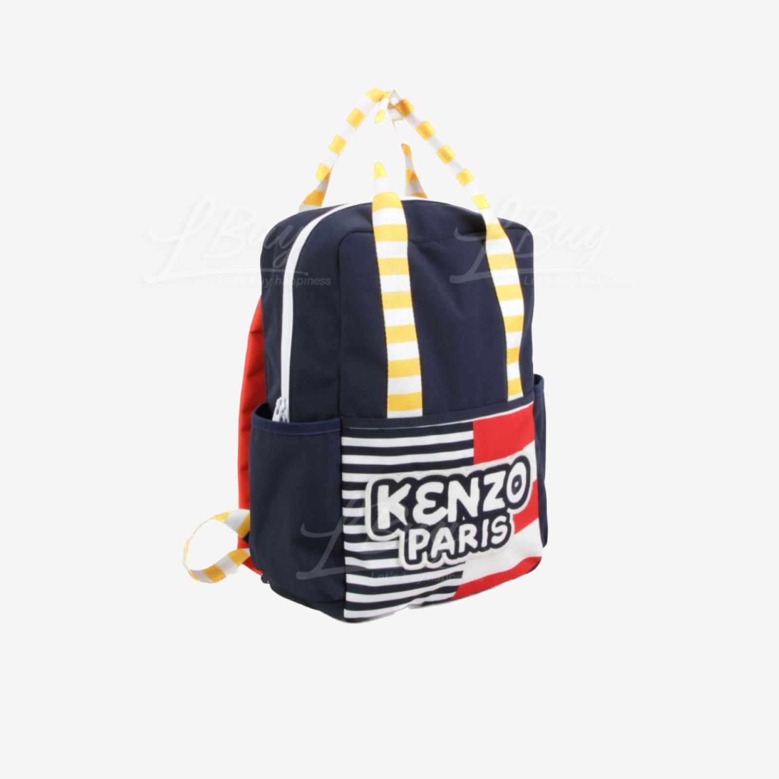 Kenzo Logo 深藍色併橫間背囊