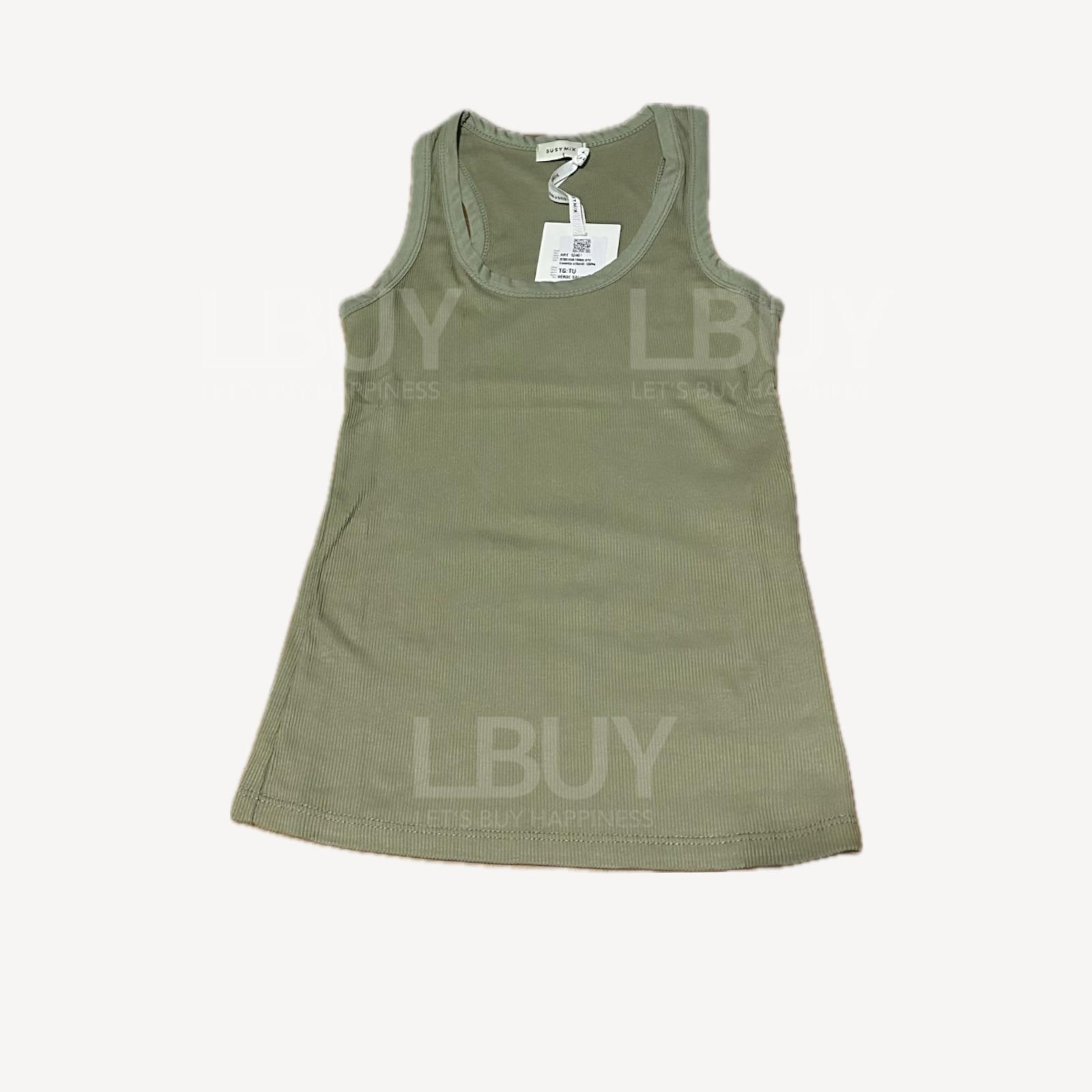 SUSY MIX 军绿色背心