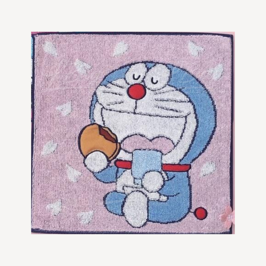 Kawabe 多啦A夢櫻花版毛巾仔 粉紅色
