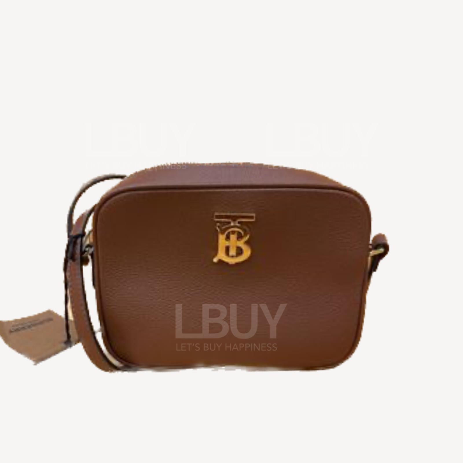 Burberry 金色TB Logo 單肩包 啡色 80751183