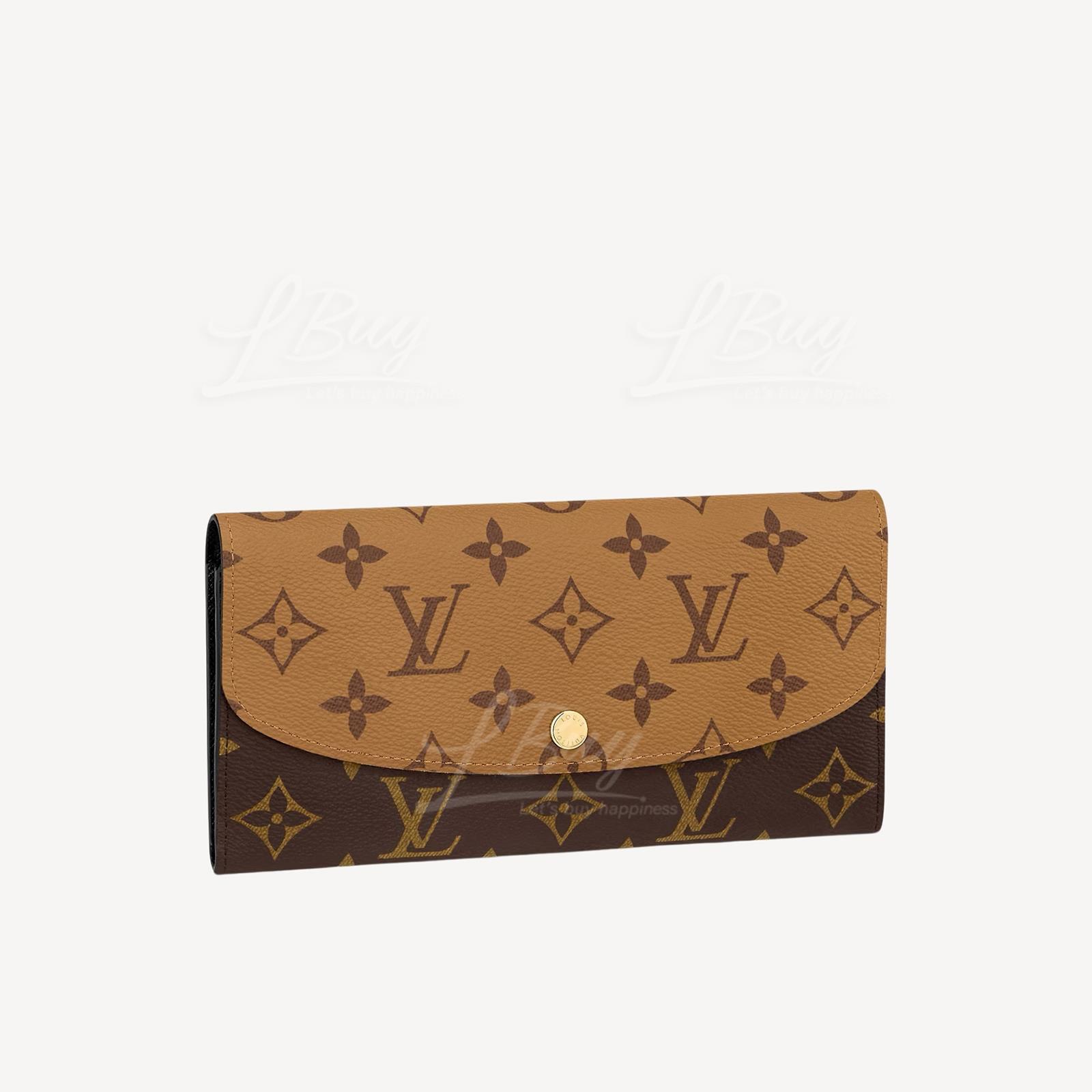 LV Emilie Monogram Reverse Long Wallet M82157