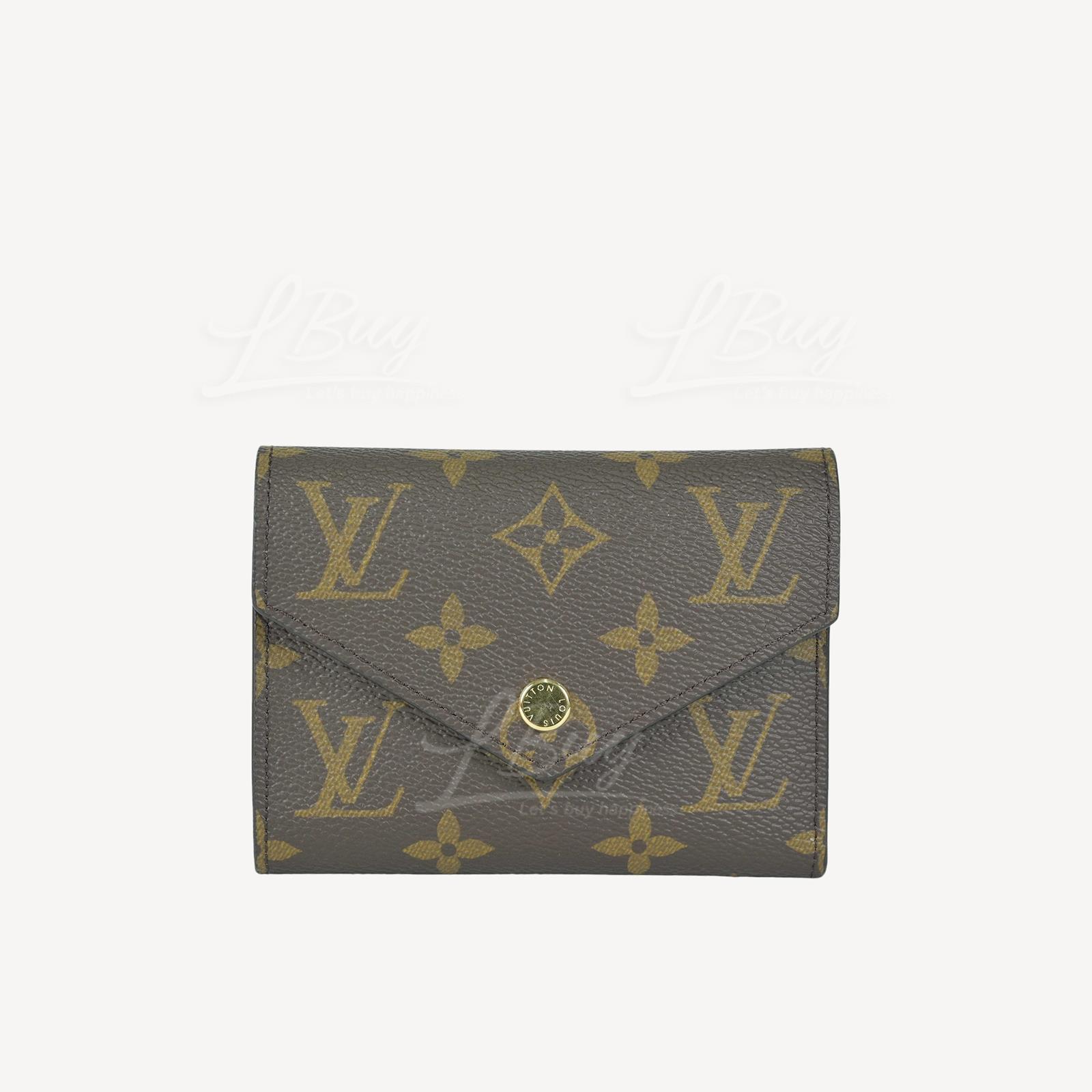 LV Victorine 钱包 芭蕾粉色 金扣 M62360