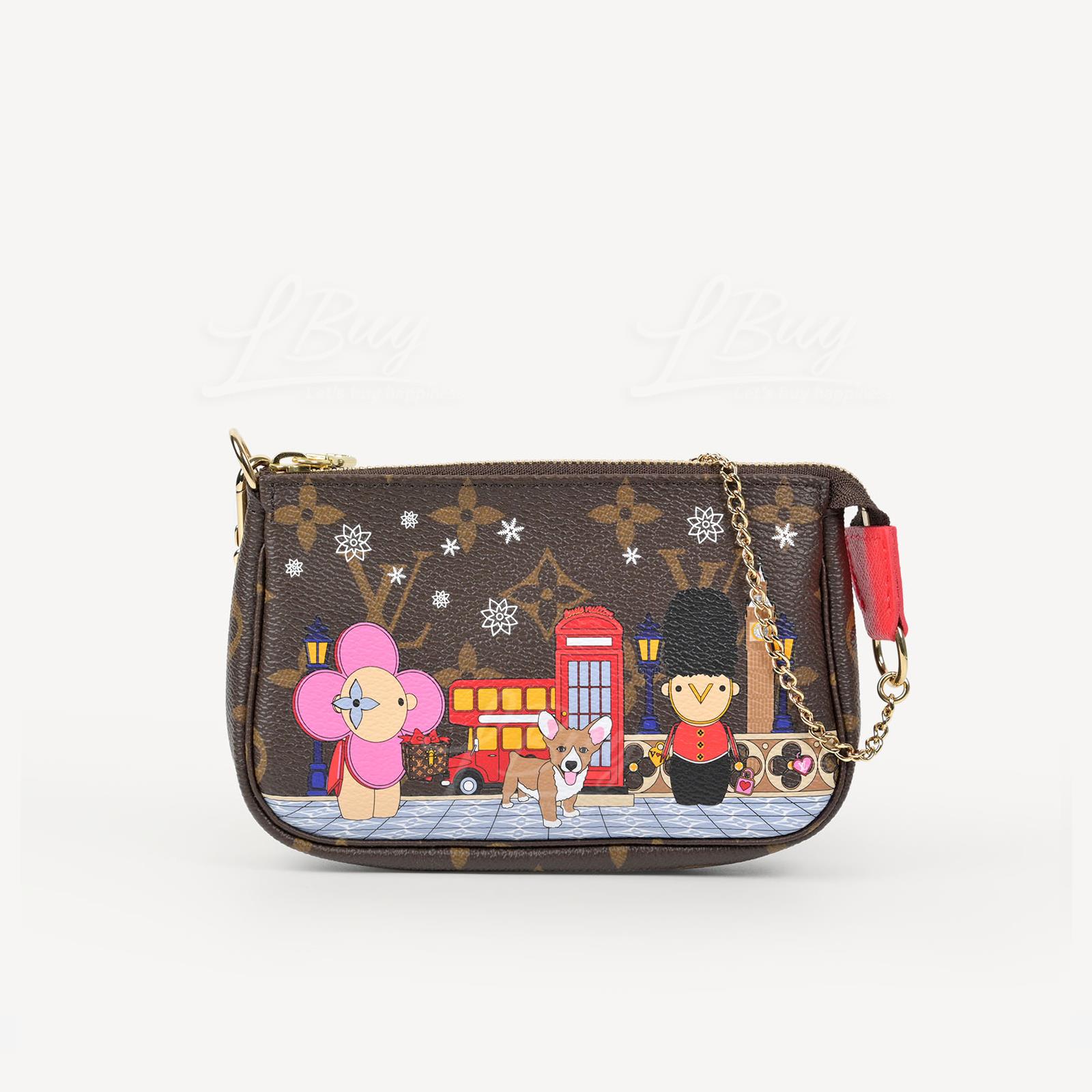 LV Mascot Vivienne London Print Pattern Mini Bag