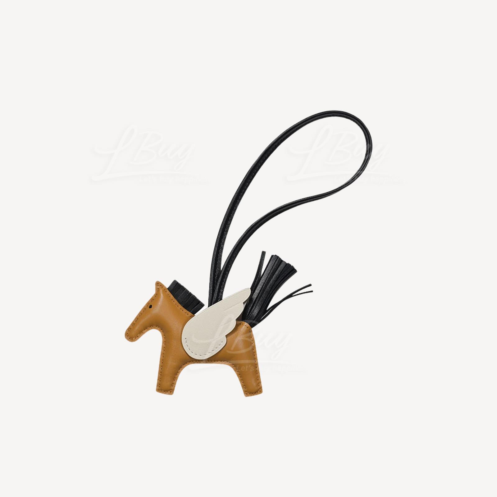 Hermes Rodeo Pegase PM Charm 飛馬包袋吊飾 三併色 芝麻色 黑色 奶油白