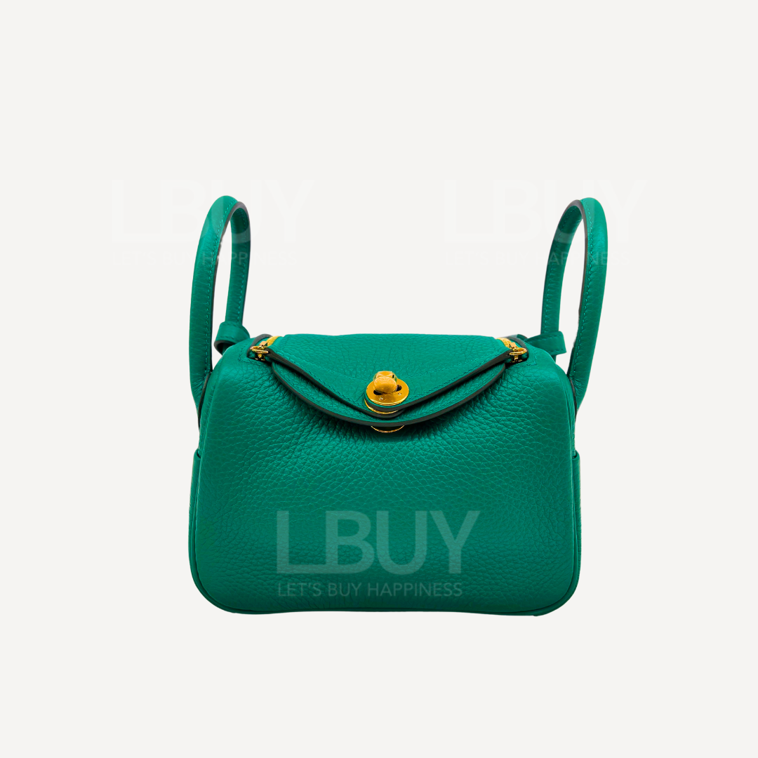 Hermes Lindy Mini Bag Vert Vertigo ghw